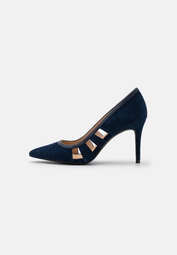 Escarpin ANNA FIELD Anna Field Cuir Bleu Marine Femme | YWH-5840458